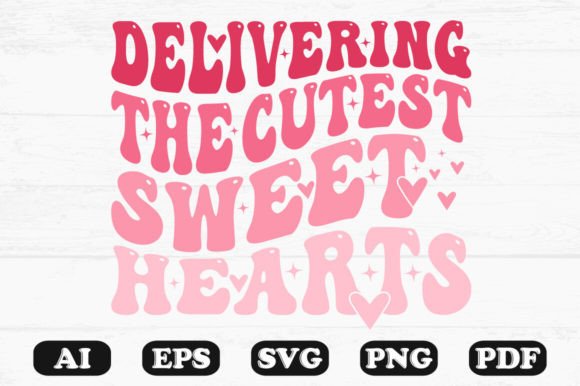 Delivering the Cutest Little Sweet Heart Graphics for Crafts