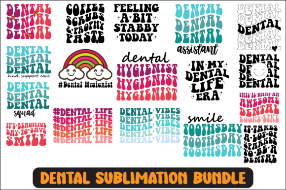 Dental Svg Sublimation Design Bundle for Graphics and Crafts
