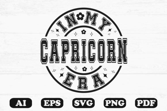 In My Capricorn Era Svg T-shirt: A Designer's Take on Graphics and Crafts