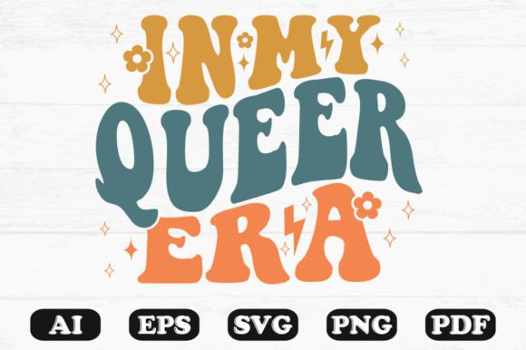 In My Queer Era Retro Wavy Svg T-shirt: A Graphics & Crafts Review
