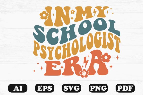 In My School Psychologist Era Retro SVG for Graphics and Crafts