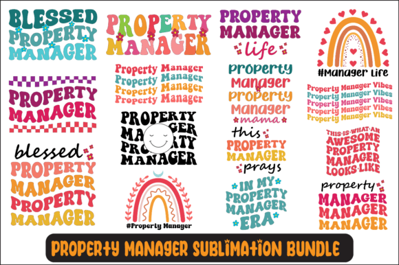 Property Manager Svg Sublimation Bundle for Graphics and Crafts