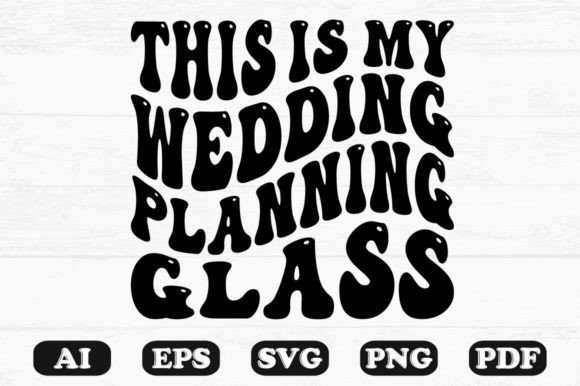 This is My Wedding Planning Glass Retro: A Graphics & Crafts Review
